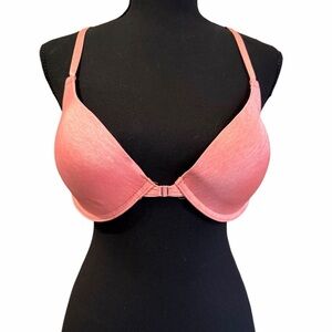 Izod Coral Underwire Padded Razorback Bra size 38C